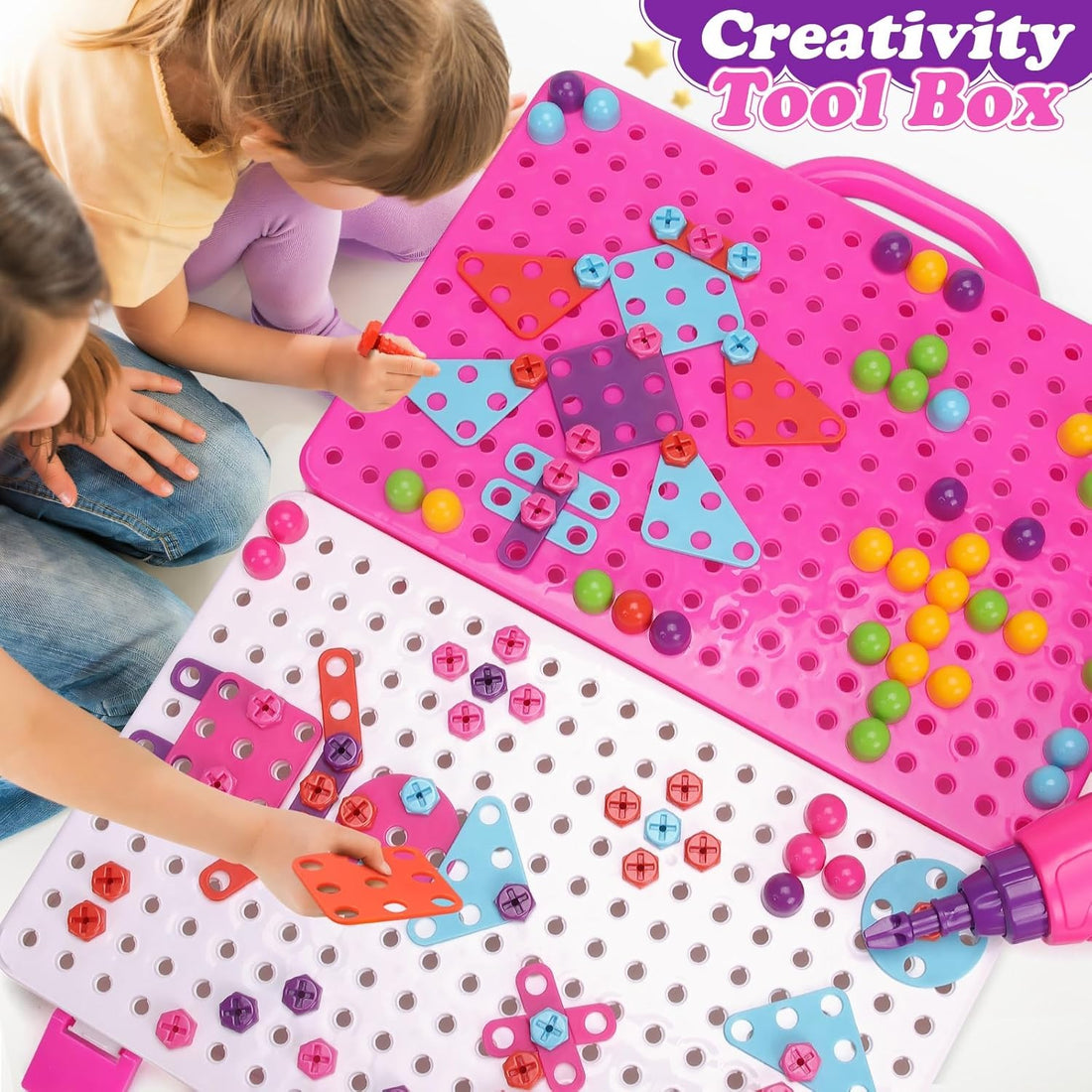 2D & 3D Creative Building Board β Educational DIY Toy for Kids