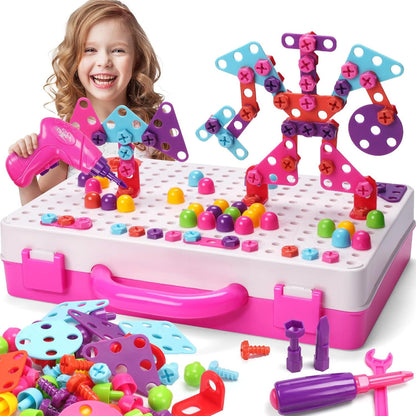 2D & 3D Creative Building Board – Educational DIY Toy for Kids